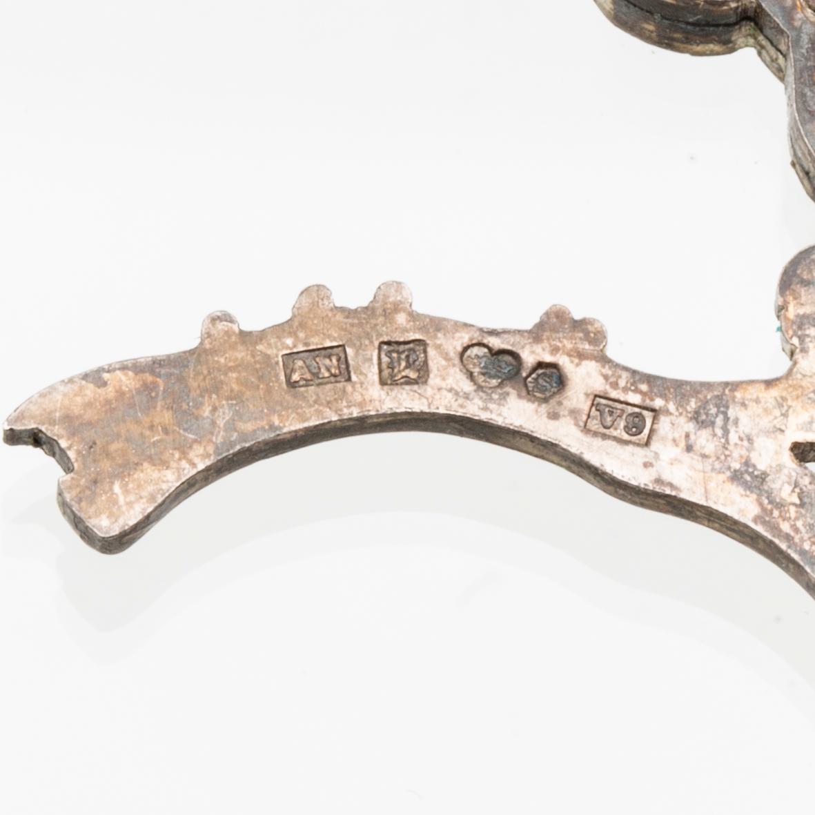 Wiwen Nilsson, brosch sterlingsilver Lund 1971.