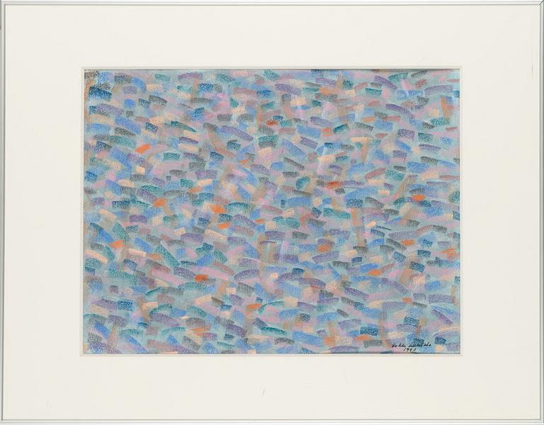 Erkki Luhtala, pastel, signed and dated 1990.
