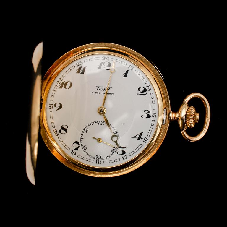FICKUR, 14 k guld Boliden, Tissot Antimagnetique.