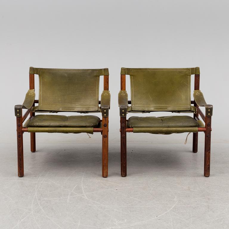 ARNE NORELL, fåtöljer, ett par, "Sirocco", Norell möbel, 1960/70-tal.