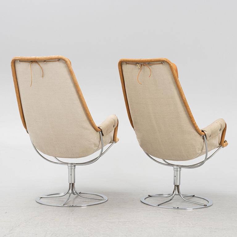 Bruno Mathsson, armchairs, a pair of "Jetson Match Flax".