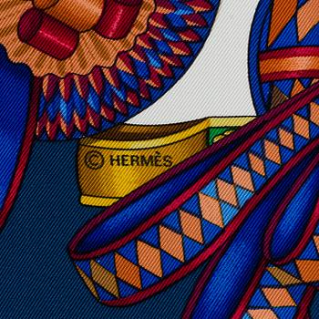 HERMÈS, "Les Rubans du Cheval", Scarf.