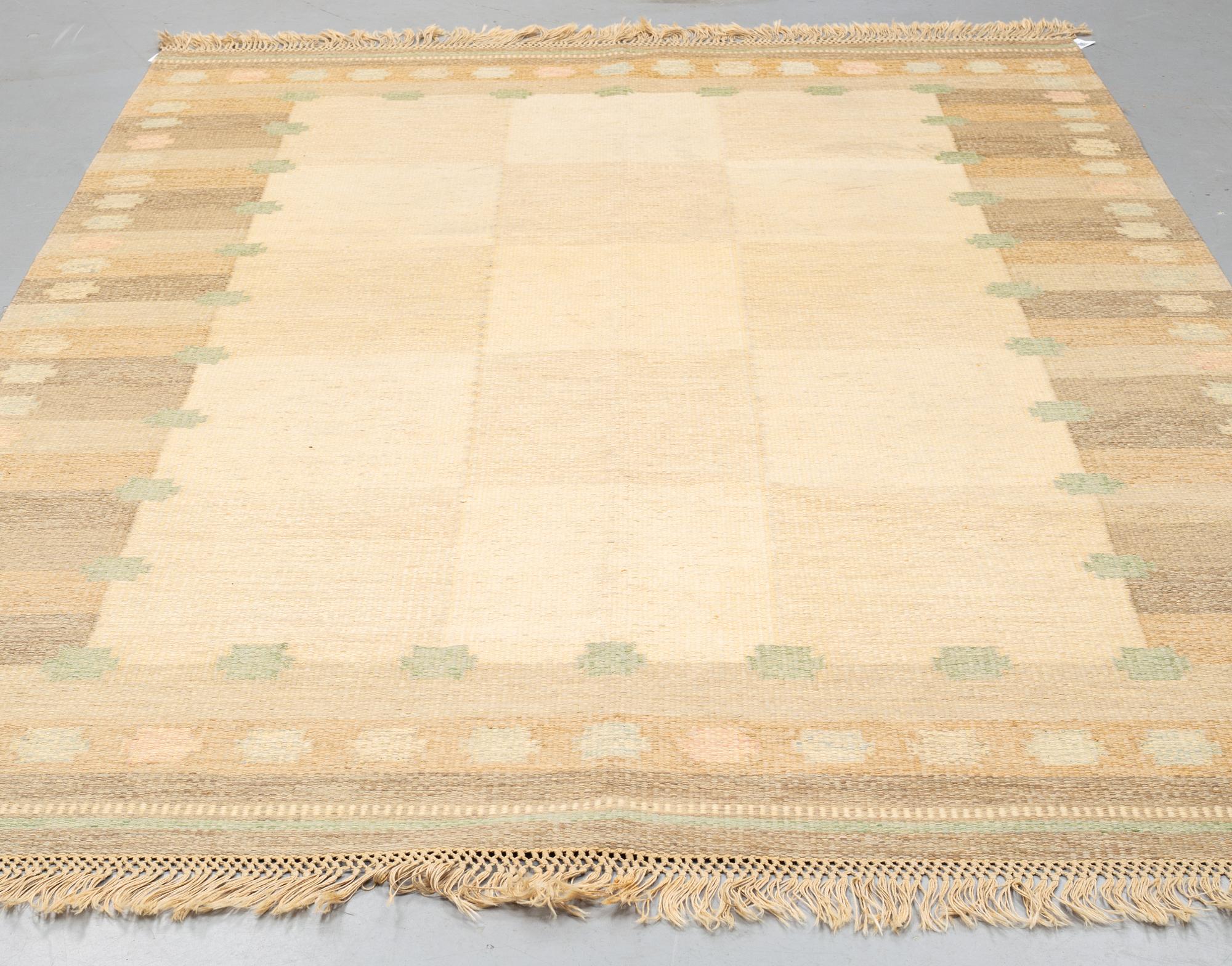 ANNA-JOHANNA ÅNGSTRÖM, A CARPET, flat weave, ca 298 x 197-199 cm, signed Å, 1960's.