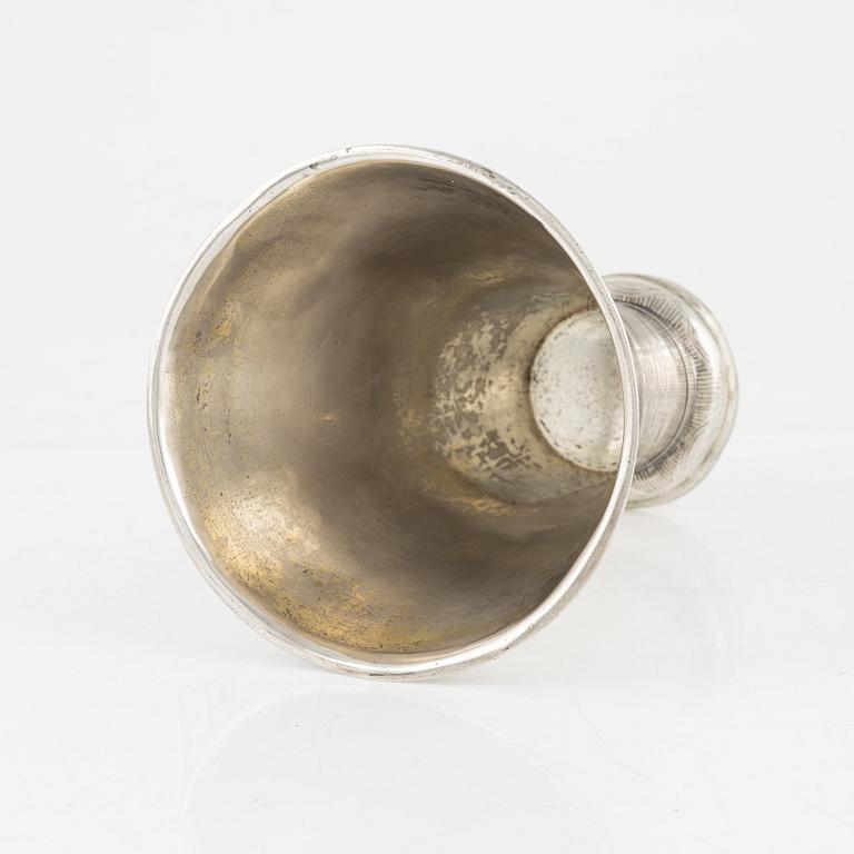 JP Kraak, bägare, silver, Falkenberg 1776.