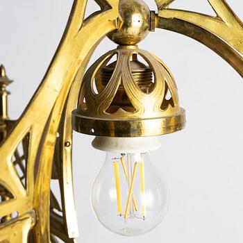 A ceiling lamp, Jugend, early 20th century.