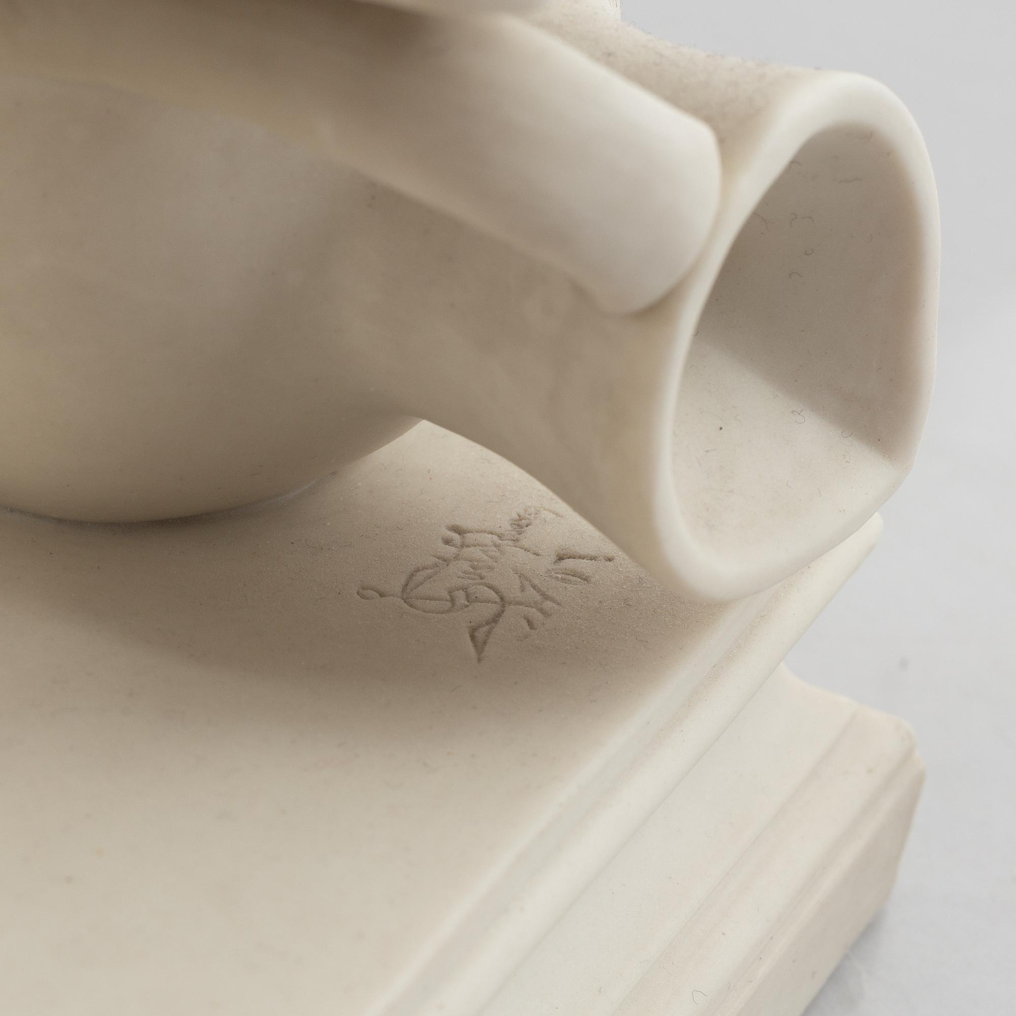 A biscuit porcelain sculpture, Gustafsberg, 1897.