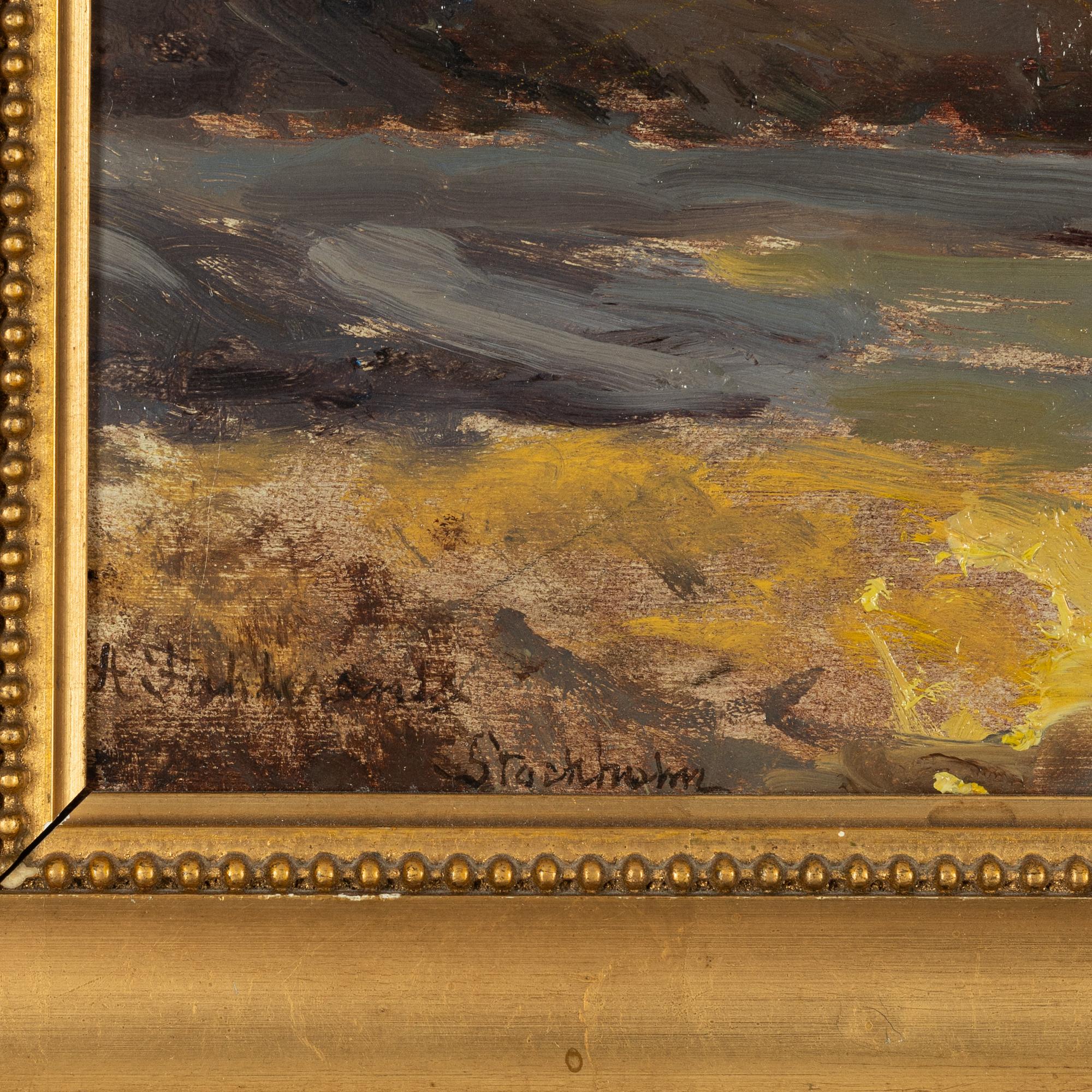 Axel Fahlcrantz, "Sommarafton vid Vanadisvägen, Stockholm".