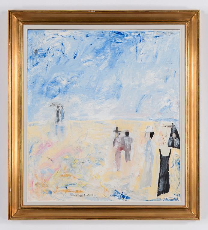 Madeleine Pyk, "Promenad på stranden" (Walk on the Beach).