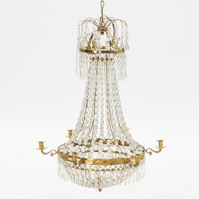 Ljuskrona, empire, 1800-tal.