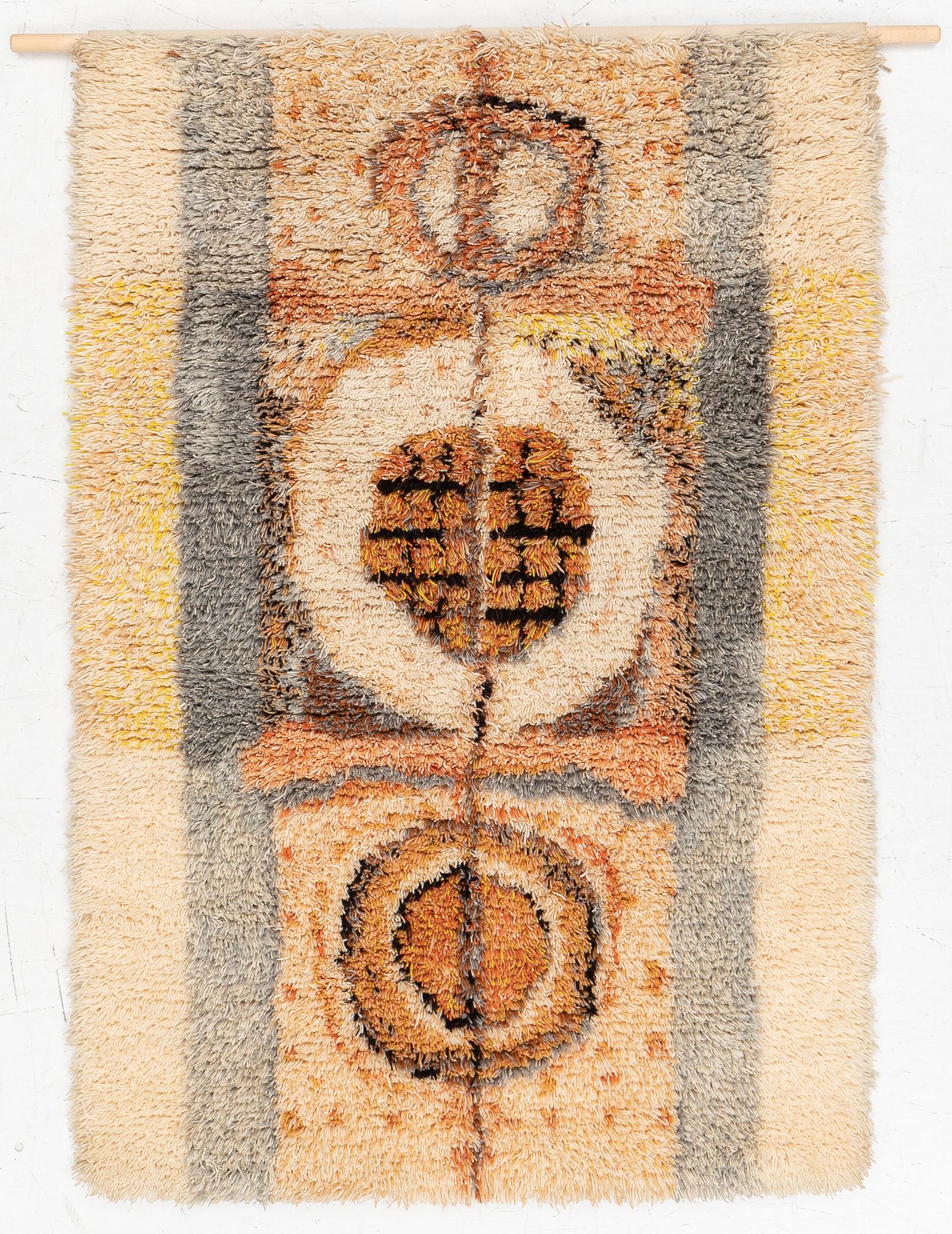 Leena-Kaisa Halme, Rya rug, approx. 155 x 107 cm.