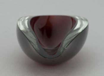 SKÅL, glas, sign. K. Franck, Nuutajärvi Notsjö -52.