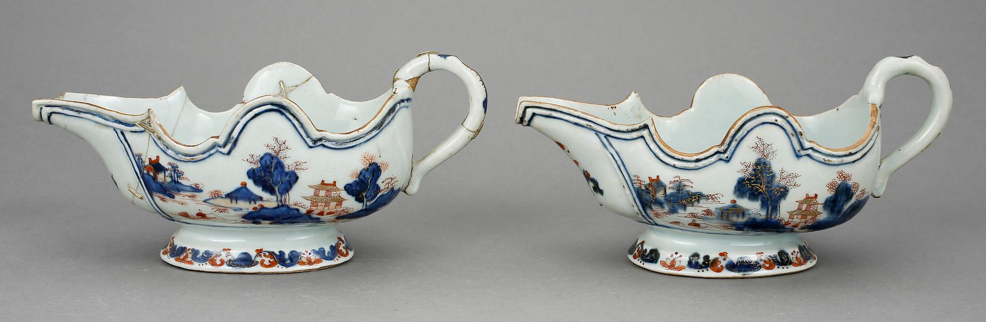 SÅSSNIPOR, ett par, Kina, Qianlong, (1736-95).