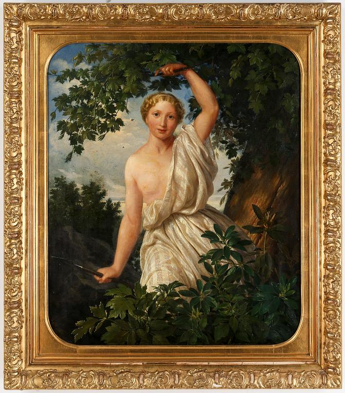 CARL GUSTAF PLAGEMANN, olja på duk, signerad och daterad 1864.
