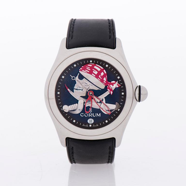 CORUM, Bubble Privateer, wrist watch, 45 mm.