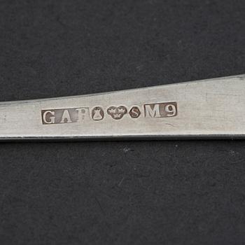 JACOB ÄNGMAN, bestickservis, 60 delar, silver. "Rosenholm", GAB, Stockholm/Eskilstuna, 1900-talets andra hälft.