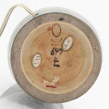 A porcelain table lamp by Bing & Gröndahl from the 1920's.