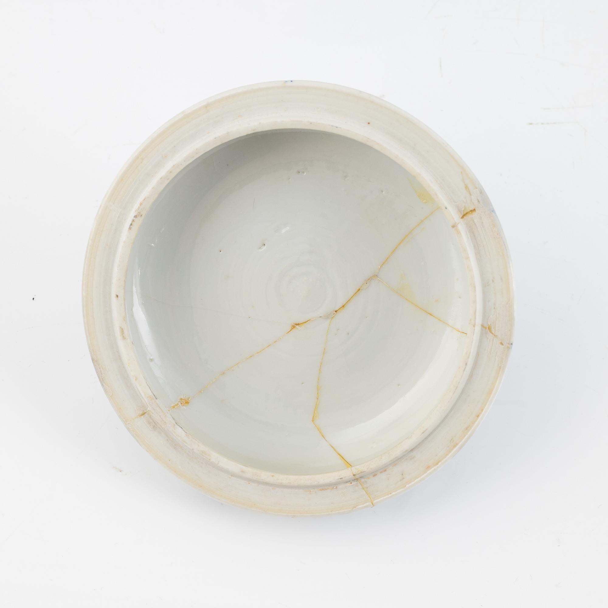 Servisdelar, 7 st, porslin, Kina, 1700-tal.