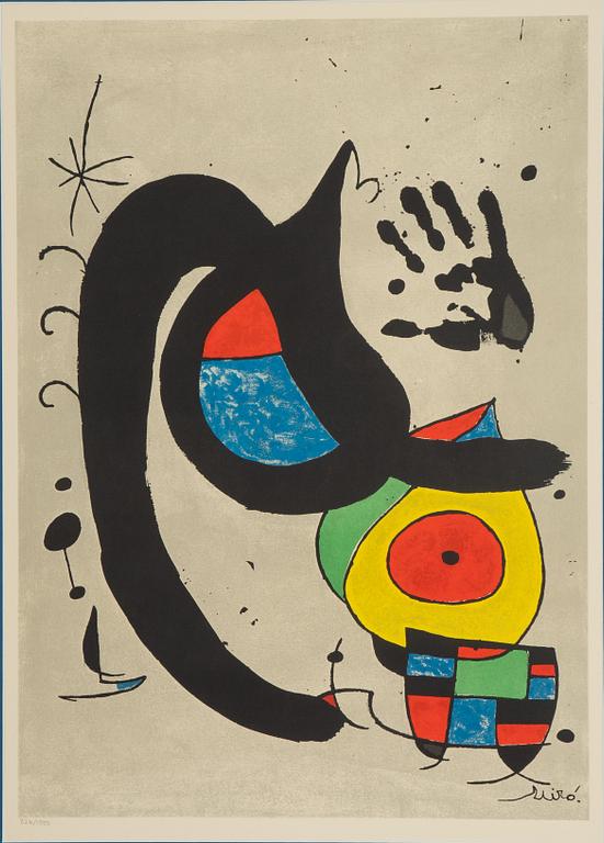 Joan Miró, after, Composition.