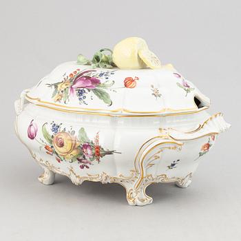 A rococo style dining service, 68 pcs, from Nymphenburg, Germany.