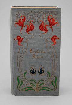 BREFKORTSALBUM, ca 300 st, mest Sverige, tidigt 1900-tal.