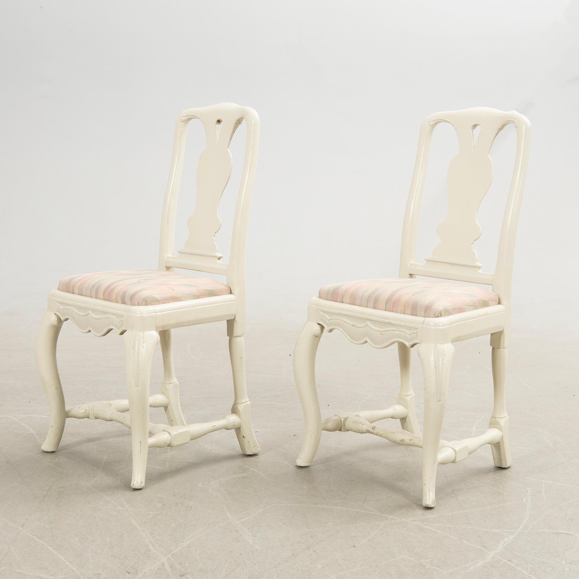 Chairs, a pair, Rococo.