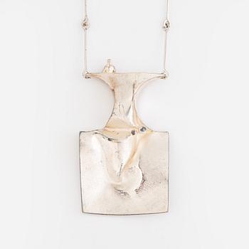 Björn Weckström, necklace, "Barbarella", silver, Lapponia 1971.