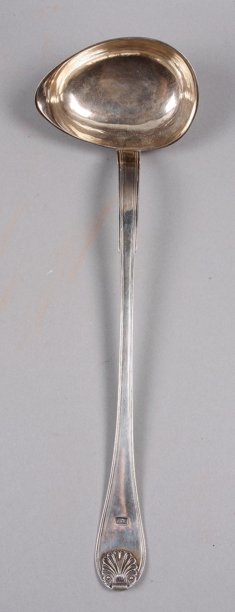SOPPSLEV, silver, JP Grönvall Stockholm 1829.