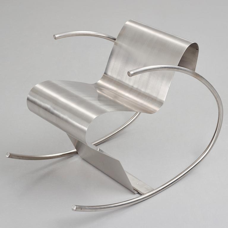 Sigurdur Gustafsson, a "Rock´n Roll" rocking chair for Källemo Sweden, post 1999.