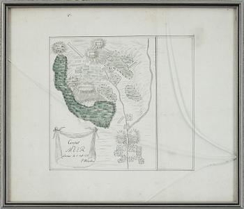 KARTOR, 2 st, öfver situationerna vid Wärrelä 1789 och 1790 resp Combat de Meer, 1758.