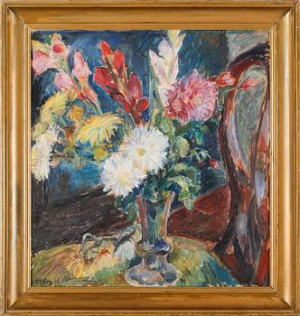 FRANS BERG, oil on panel, signed and dated 16.