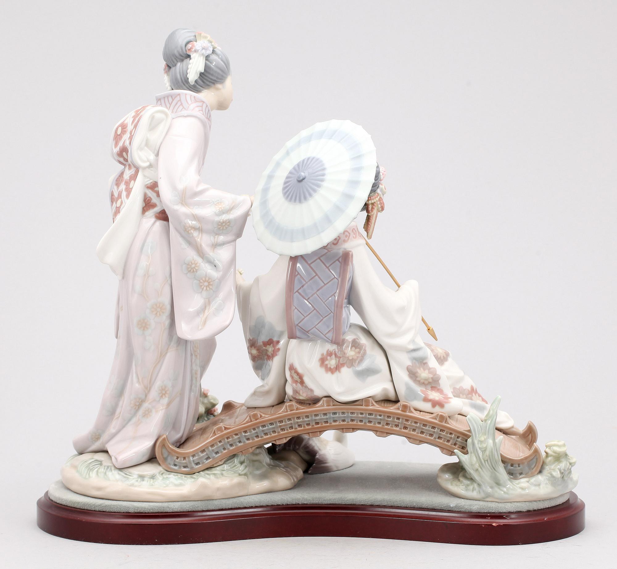 FIGURIN, porslin, Lladro, Spanien, 1900-talets andra hälft.
