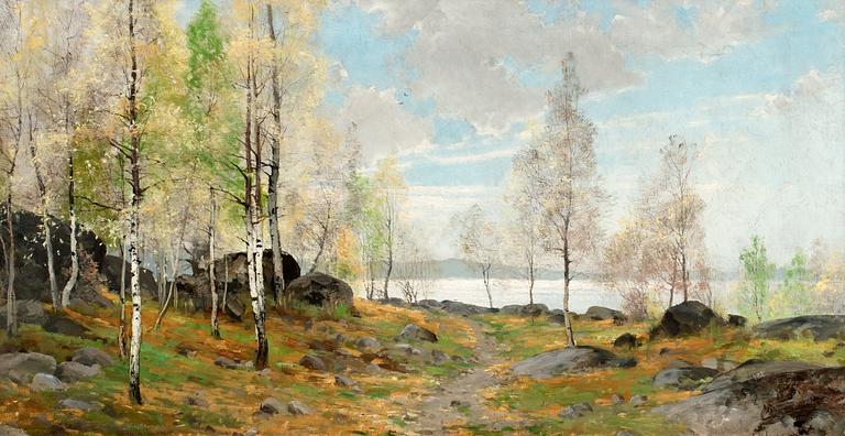 Arvid Mauritz Lindström, Vårlandskap.