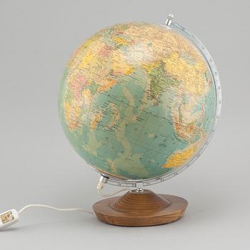 JORDGLOB MED BELYSNING, omkring 1900-talets mitt.