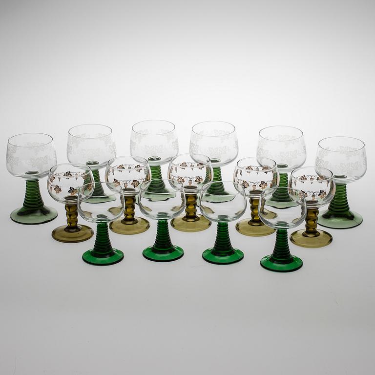 REMMARE, glas, tot. 15 st, 1900-talets slut.