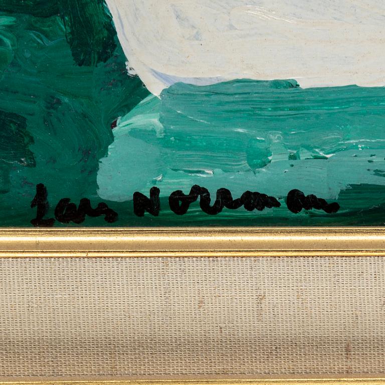 LARS NORRMAN, oil on panel, signed.
