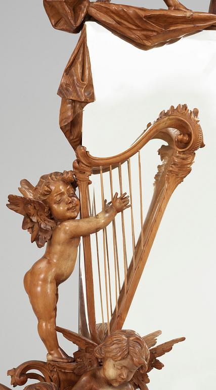 GOLVSPEGEL, nyrokoko, 1800-talets slut.