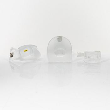 A group of the glass figurines, Lalique, France.