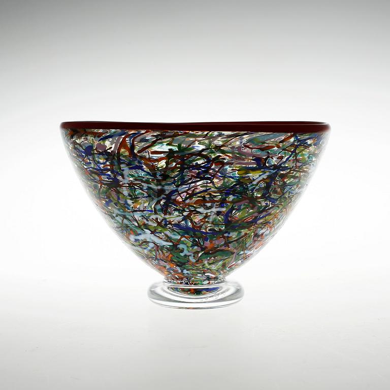 SKÅL, glas, Bertil Vallien, Kosta Boda, 1990-tal/2000-tal.
