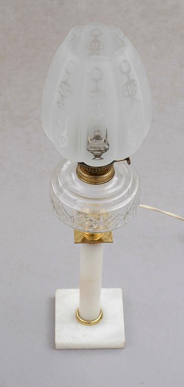 BORDSLAMPA, 1900-talets början.