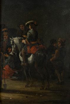 Philips Wouwerman, After, Man on a White Horse.