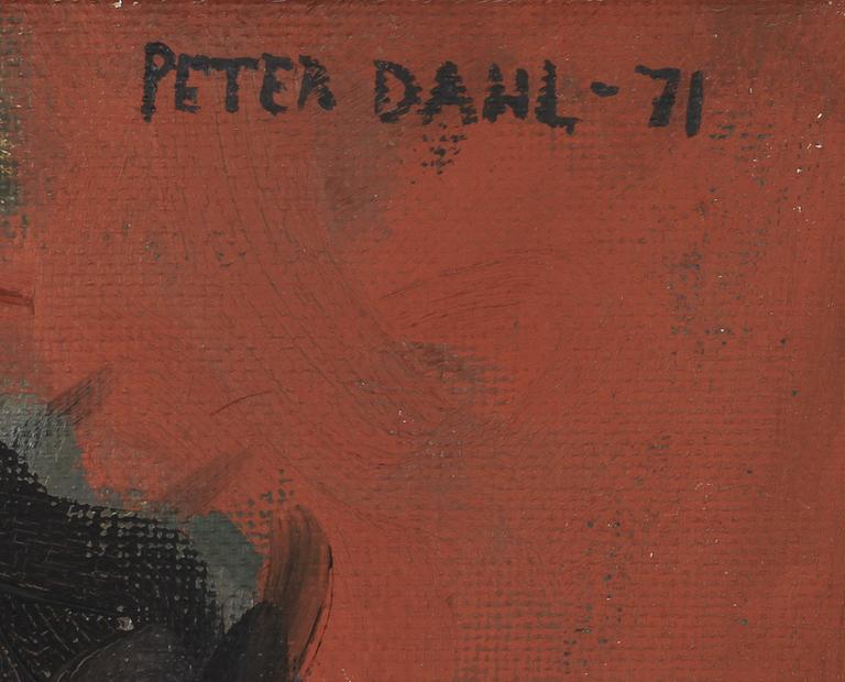 PETER DAHL, olja på duk, sign o dat -71.