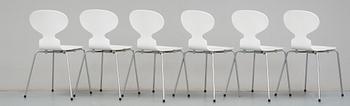 STOLAR, 6 st, "Myran", Arne Jacobsen, Fritz Hansen, 2005.