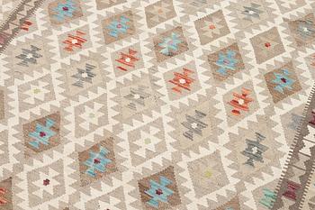 Kelim, modern, ca 292 x 210 cm.