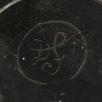 Dorrit von Fieandt, A decorative ceramic bowl signed DF. Unique.