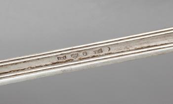 SOPPSLEV, silver, GAB, Stockholm, 1897. Vikt ca 250g.
