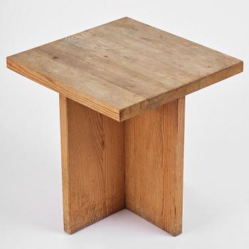 Axel Einar Hjorth, a stained pine "Lovö" table, Nordiska Kompaniet, Sweden, 1930s.