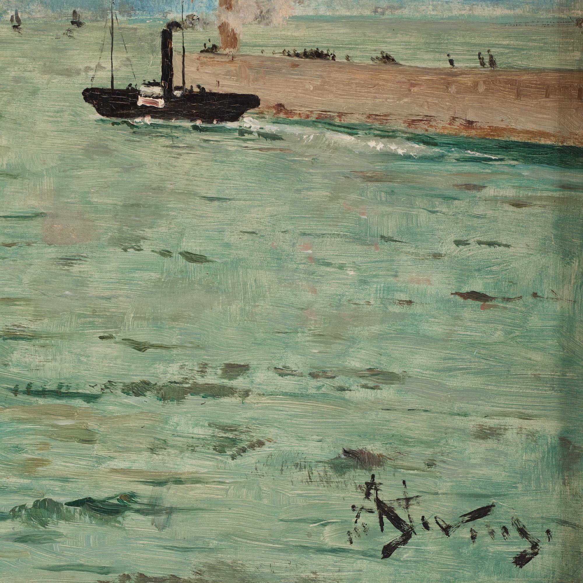 Alfred Emile Léopold Stevens, Båtar till sjöss.