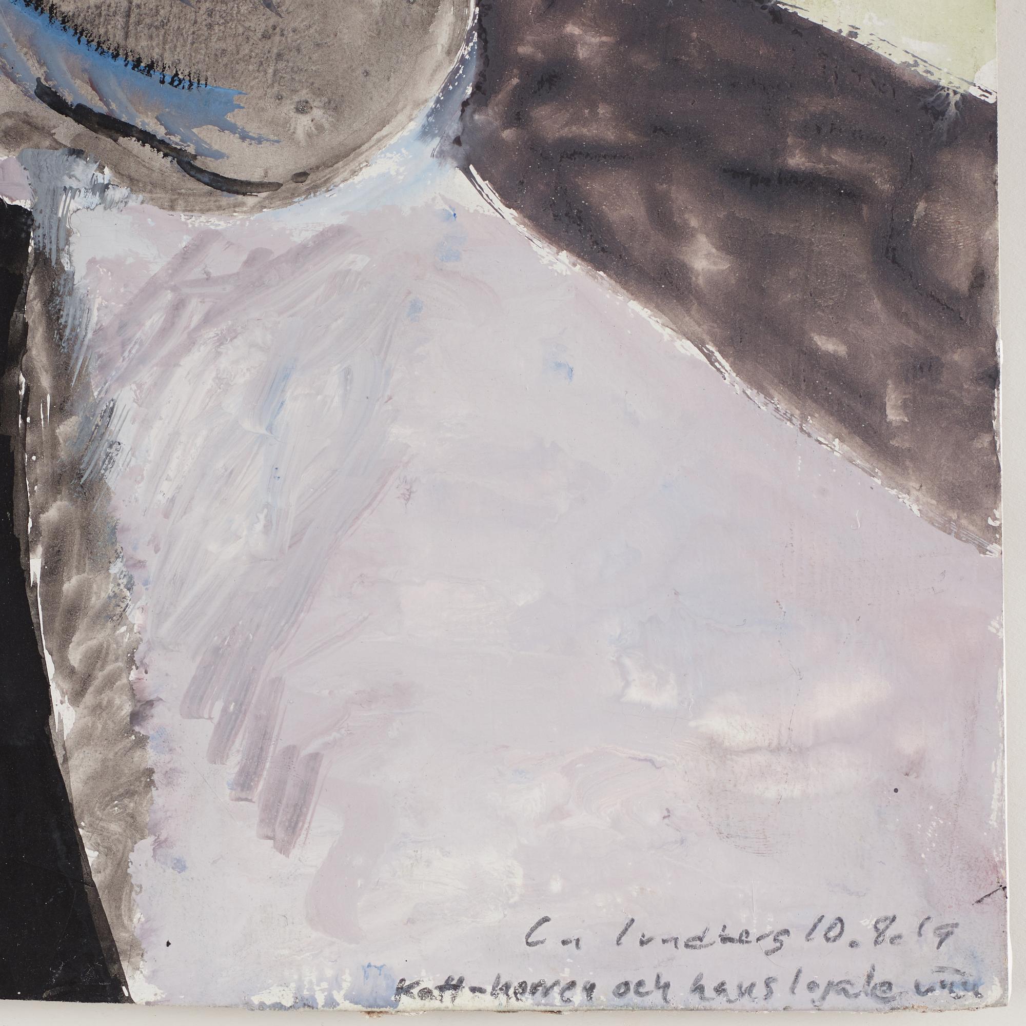 Carl Michael Lundberg, "Katt- korren och hans lojale vän".