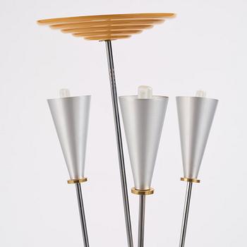 Peter Shire, a "Cahuenga" floor lamp, Memphis, Italy, post 1985.