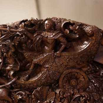 SKÅP, barock-stil, 1800-tal.